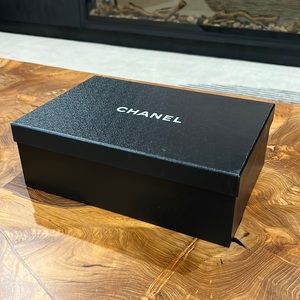 Empty Black Authentic Chanel Box